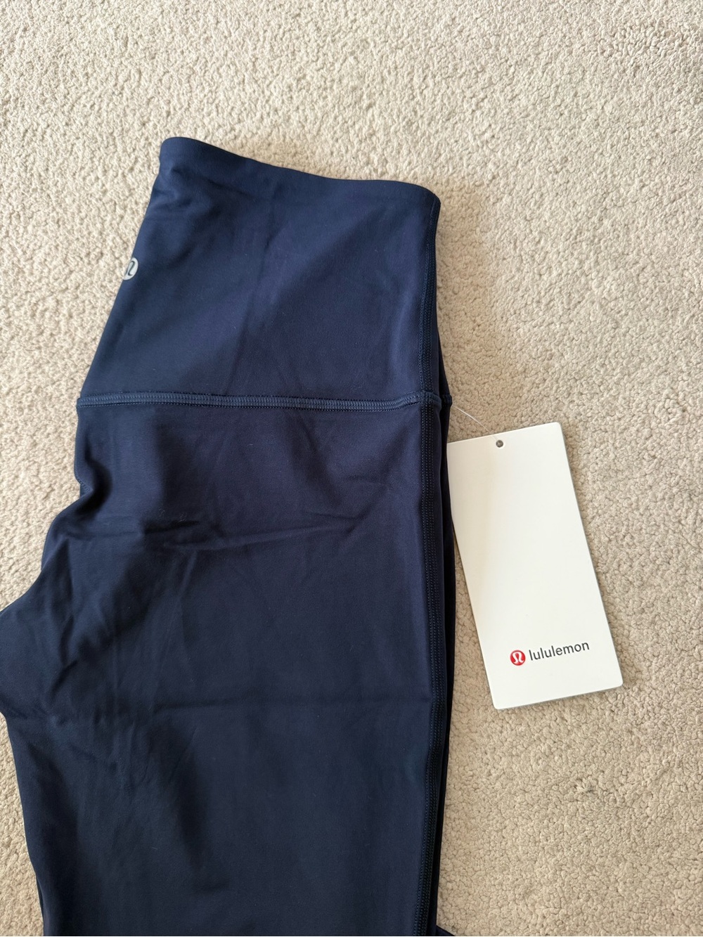 NWT! Lululemon Align High-Rise Mini-Flare Pant Regular True Navy Size 6 - Picture 3 of 3